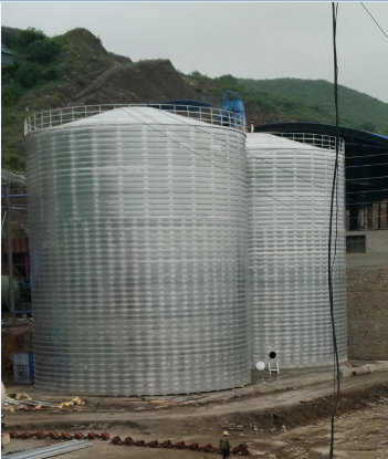 耿马粮食钢板仓的安装全过程不用热焊接